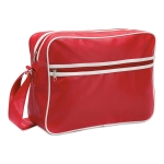 Cross-body travel bag made of PVC red colour second view