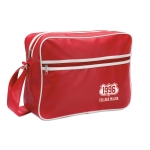 Cross-body travel bag made of PVC red colour main view