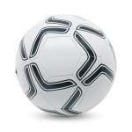 PVC football, black and white for sports clubs white/black colour