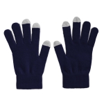 Touchscreen gloves, acrylic, printable for promotions blue colour