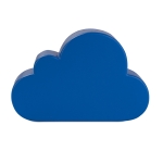 Anti-stress cloud for promotional gifting and events blue colour second view