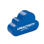 Anti-stress cloud for promotional gifting and events blue colour third main view