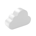 Anti-stress cloud for promotional gifting and events white colour