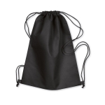 Non-woven drawstring bag, 80 g/m2 black colour