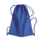 Non-woven drawstring bag, 80 g/m2 blue colour