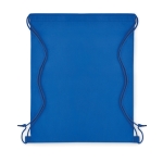 Non-woven drawstring bag, 80 g/m2 royal blue colour second view