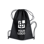 Non-woven drawstring bag, 80 g/m2 view with print area