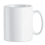 White ceramic mug for sublimation, 300ml white colour