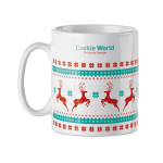 White ceramic mug for sublimation, 300ml white colour