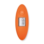 Luggage scales for travel in matt silver or black orange colour second view