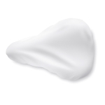 Bicycle saddle cover for promotions white colour