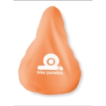 Bicycle saddle cover for promotions orange colour main view