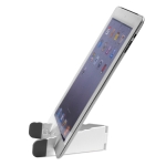 Tablet and smartphone stand for promotions white colour third view