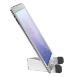 Tablet and smartphone stand for promotions white colour second main view