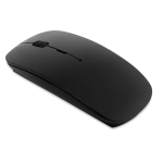 Battery-operated wireless mouse, glossy plastic black colour second view