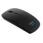 Battery-operated wireless mouse, glossy plastic black colour second main view