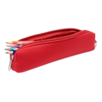 Pencil case with carabiner hook for gifting