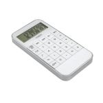 Calculator with a 10-digit display, battery white colour