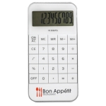 Calculator with a 10-digit display, battery white colour second main view