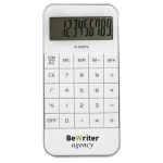 Calculator with a 10-digit display, battery white colour second main view