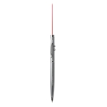 Ballpoint pen with laser pointer and LED light for promotions silver colour fifth main view