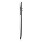 Ballpoint pen with laser pointer and LED light for promotions silver colour main view