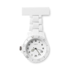 White nurse lapel watch white colour