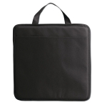 Foldable seat pad, easy-carry as a bag black colour