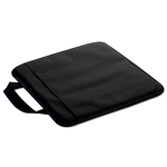 Foldable seat pad, easy-carry as a bag black colour second view