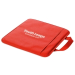 Foldable seat pad, easy-carry as a bag red colour second main view