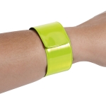 Reflective bracelet for road traffic safety yellow colour fourth view