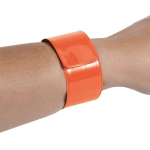 Reflective bracelet for road traffic safety orange colour fourth view