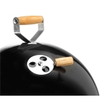 Barbecue with removal lid, in black black colour fourth view