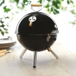 Barbecue with removal lid, in black black colour ambient view