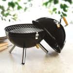 Barbecue with removal lid, in black black colour second ambient view