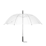 Manual transparent umbrella as a promotional item, Ø 98 view with print area