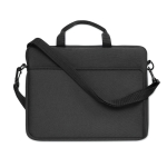 Neoprene laptop bag with shoulder strap and handle, 14” black colour