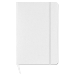 Notebook with squared paper as an advertising medium, A5 white colour