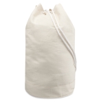 Natural coloured cotton duffle bag, 200 g/m2 beige colour