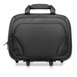 Trolley with notebook pocket for managers, 17” black colour fourth view