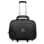 Trolley with notebook pocket for managers, 17” black colour fifth main view