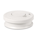 Smoke detector with function display in plastic housing white colour