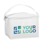 Cooler bag, polyester 210D, space for 6 cans view with print area