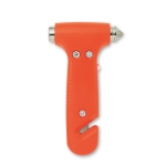 Emergency hammer for cars with LED light and ABS cutter orange colour second view