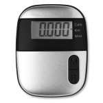 Economical plastic pedometer with clip for promotions black colour