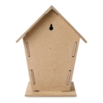 Bird house, self assemble, made of MDF, for the garden second view