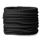 Multifunctional microfiber neck warmer for winter promotions black colour