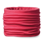 Multifunctional microfiber neck warmer for winter promotions red colour