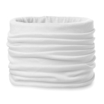 Multifunctional microfiber neck warmer for winter promotions white colour