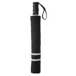 Foldable manual umbrella with reflective edge, Ø 93 black colour second view